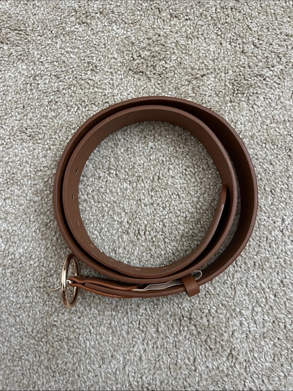 Vintage inspired brown belt